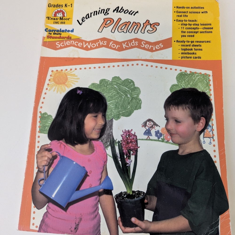 ⭐ Learning About Plants Evan-Moor Workbook Science⭐